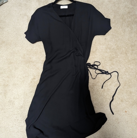 SOLD - Aritzia babaton black wrap dress size small - Picture 5 of 6
